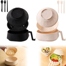 (Black+Beige, -) Ramen keitin kulho setti, puikot