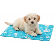 (Light Blue, M: 23.6"X19.7") Chladicí podložka pro psy na léto, přenosná, pratelná
