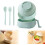 (Green, -) Set cocina ramen trigo, palillos microondas. 1