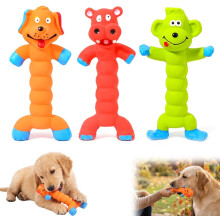 (3 Colors, -) Onverwoestbaar hondenspeelgoed, 2026 nieuw, rubber, rood+oranje