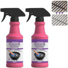 (Purple B, 4 Fl Oz (Pack of 1)) Fast-Acting Grill Degreaser Spray – 120ml Heavy Duty Cleaner for BBQ Grills