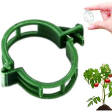 (Green, -) 300er-Pflanzenklipps, weiß, Plastik, für Kletterpflanzen, Tomaten, Gitter