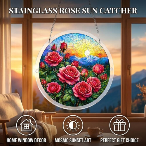 (Rose, 1set) 83 osaa akryyli palapeli auringon sieppaaja 2