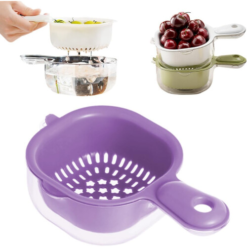 (Purple, -) Kaksikerroksinen valumiskori