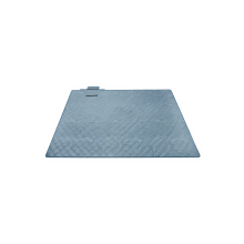 (Blue) Large Picnic Blanket with 4 Ground Pegs, Waterproof and Machine Washable, Foldable Mat for Beach or Park