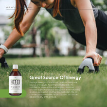 Organic C8 MCT Oil - 250ml (Glass) - 99%+ Cold Pressed C8 - Boosts Ketones 4X Versus Other MCTs