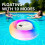 (Blue, 1set) 2026 Floating Bluetooth Pool Speaker & Lights, Waterproof 3