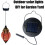 (Black, 1pcs) Capac panou solar 400mAh 8