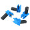 Kit Universal para Parada de Banjo em Linha de Aço para Automóveis com Suporte para Pinça, 3/8 Polegadas, 5/16 Polegadas, 1/2 Polegadas 3