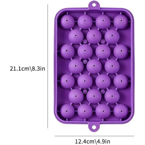 (Purple, 1set) Grape Shaped Silicone Soap Making Mold Kit, Handmade & Reusable 1