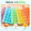 (200 PCS, -) 100 pak engangs isterning poser – 24 gitre selvforsegling til fryser 8