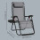 Songmics (Dark Grey) Set of 2 Zero Gravity Chairs, Foldable with Adjustable Headrest, Black 3