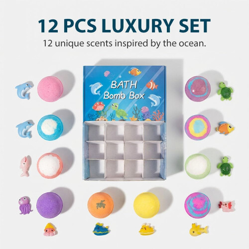(Green, -) 12 bombe baie ocean surpriză 1