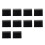 10Pcs Mixer Fader Caps Sliding Potentiometer Replacement Knobs Easy to Install Black 1