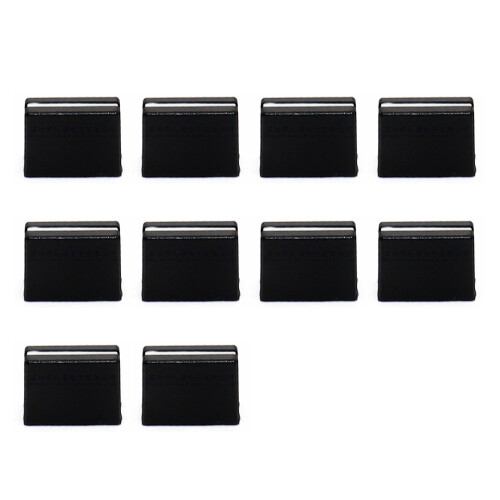 10Pcs Mixer Fader Caps Sliding Potentiometer Replacement Knobs Easy to Install Black