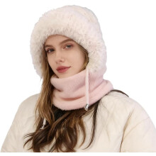 (Pink, color_name) Căciulă 3 în 1 femei, vânt