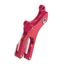 Superior Metal Cycle Disc Brake Mount 160mm To 180mm Red