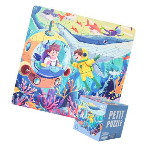 Childrens Mini 36 Piece Paper Puzzle Jigsaw Set For Cognitive Development oc