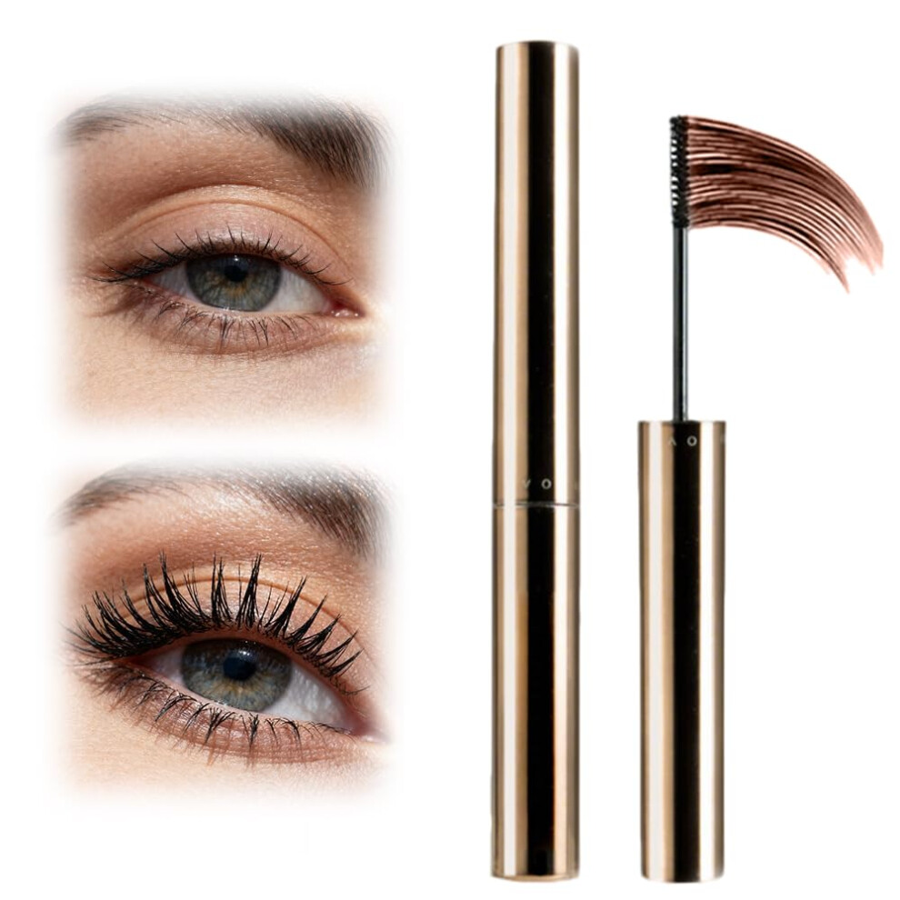 Oimg (Brown, -) Ultra-Fine Lengthening Waterproof Mascara Â Long-Lasting Curling For Fine Lashes