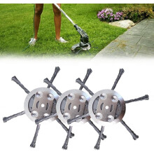 (3 PCS, -) 6 tum ståltråd grästrimmer huvud – universal snöre ersättning för gräsklippare