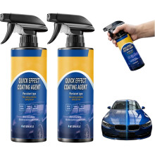 (2 PCS, -) Spray céramique avancé action rapide, lavage sans eau, polish verre