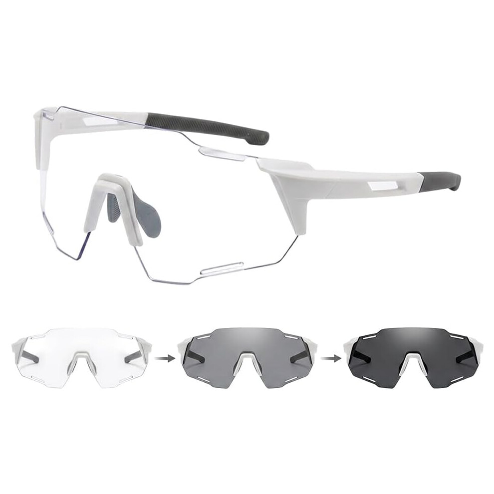 (White, Color_name) Uv400 Photochromic Polarized Safety Glasses Â Impact Resistant For Outdoor Work 5437706925729