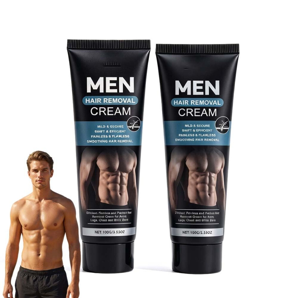 Oimg Cream (Size_name, 1.77 Ounce (Pack Of 2)) Hair Removal For Men Â Fast-Acting For Arms Legs Chest, Painless