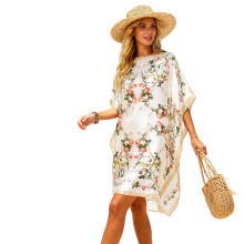 Women Beach Dress Polyester Texture Suitable for Resorts and Casual Outings DP3555