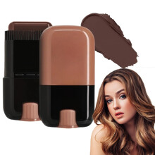 (Brown, -) Portable Hair Dye Comb for Gray Hair – 2Pack Waterproof Touch-Up Stick