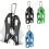 One Size Golf Spikes S Size For Stable Stance On Any face Black 9