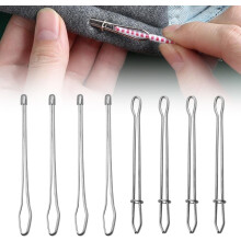 (8 Pcs, -) Tirător șnur glugă, metal