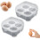 (2Pcs 4-Grid, -) Retkeily munakontti 1