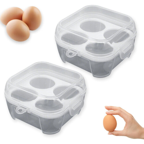 (2Pcs 4-Grid, -) Retkeily munakontti