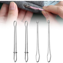 (4 Pcs, -) Tirător șnur glugă, metal