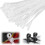 (White, -) 100 bridas 7.8 pulg con tornillo. 1