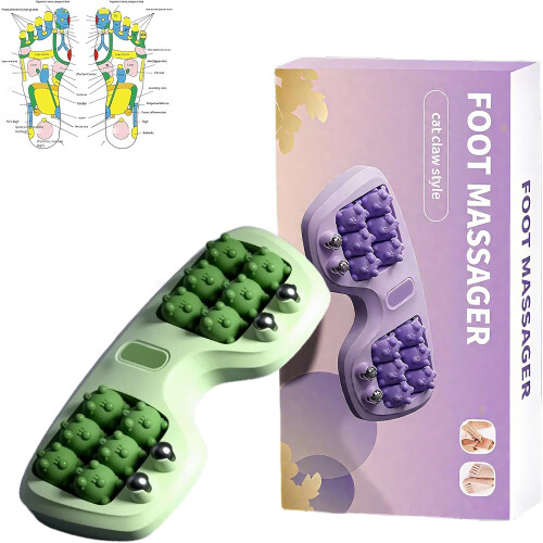 (Green, -) Rolă dublă masaj picior