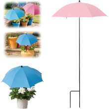 (#02 Pink, color_name) 1er-Pflanzen-Schirm, verstellbar, 40 Zoll, für Topfpflanzen, Garten