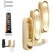 (3Pcs Gold, -) Taitettava takki koukku