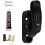 (2Pcs Black, -) Folding Coat Hooks – Heavy Duty Wall Mount, No Drill Flip Down Hook 1