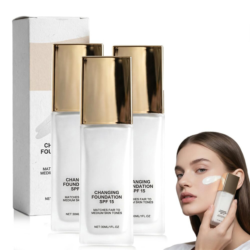 Oimg (3 Pcs, -) Color Changing Foundation For Mature Skin Â Lightweight Buildable Coverage