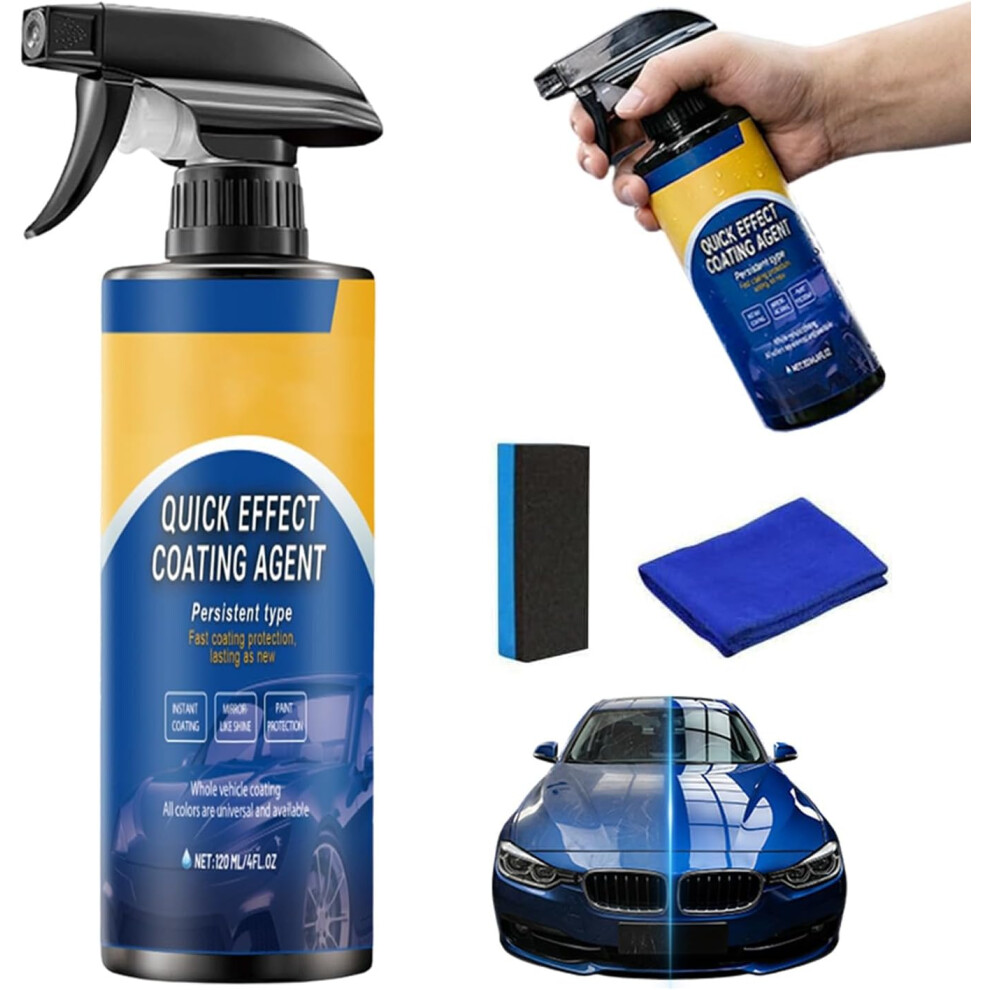 (1 Set, -) Advanced Car Quick-Acting Coating Spray Â Waterless Wash & Polish 5437706929178