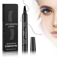 (Black, -) Pióro do brwi microblading, 3D magiczny konturówka z mikro-zakończeniem (duplikat 4730)