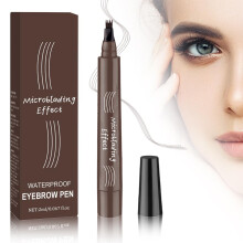 (Dark Brown, -) Pióro do brwi microblading, 3D magiczny konturówka z mikro-zakończeniem (duplikat 4730)