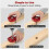 (Black, -) Gabarit chevilles auto-centrant, guide perçage précision, assemblage bois 5