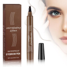 (Light Brown, -) Pióro do brwi microblading, 3D magiczny konturówka z mikro-zakończeniem (duplikat 4730)