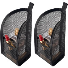 (2Pcs Black, -) Portable Lightweight Travel Toiletry Bag – Standing EVA Mesh Cosmetic Case