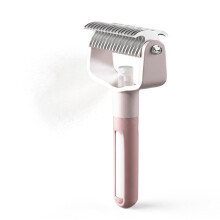 (Pink, -) Kaksipuolinen takkukampa kissoille ja koirille