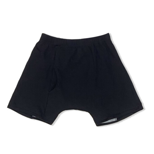 ThinSoft Lined Protective Underwear Comfortable Cotton Pants For Daily Use Black L