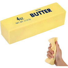 (1pc, -) 1er-Butter-Stressball, weich, für Angst, Erwachsene, Schreibtisch
