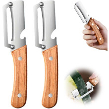 (2pcs, -) Multi Functional Vegetable Peeler – Ultra Sharp Julienne & Bottle Opener